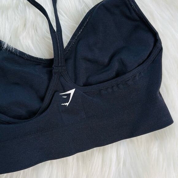 Gymshark Black Seamless Sports Bra - Picture 4 of 4